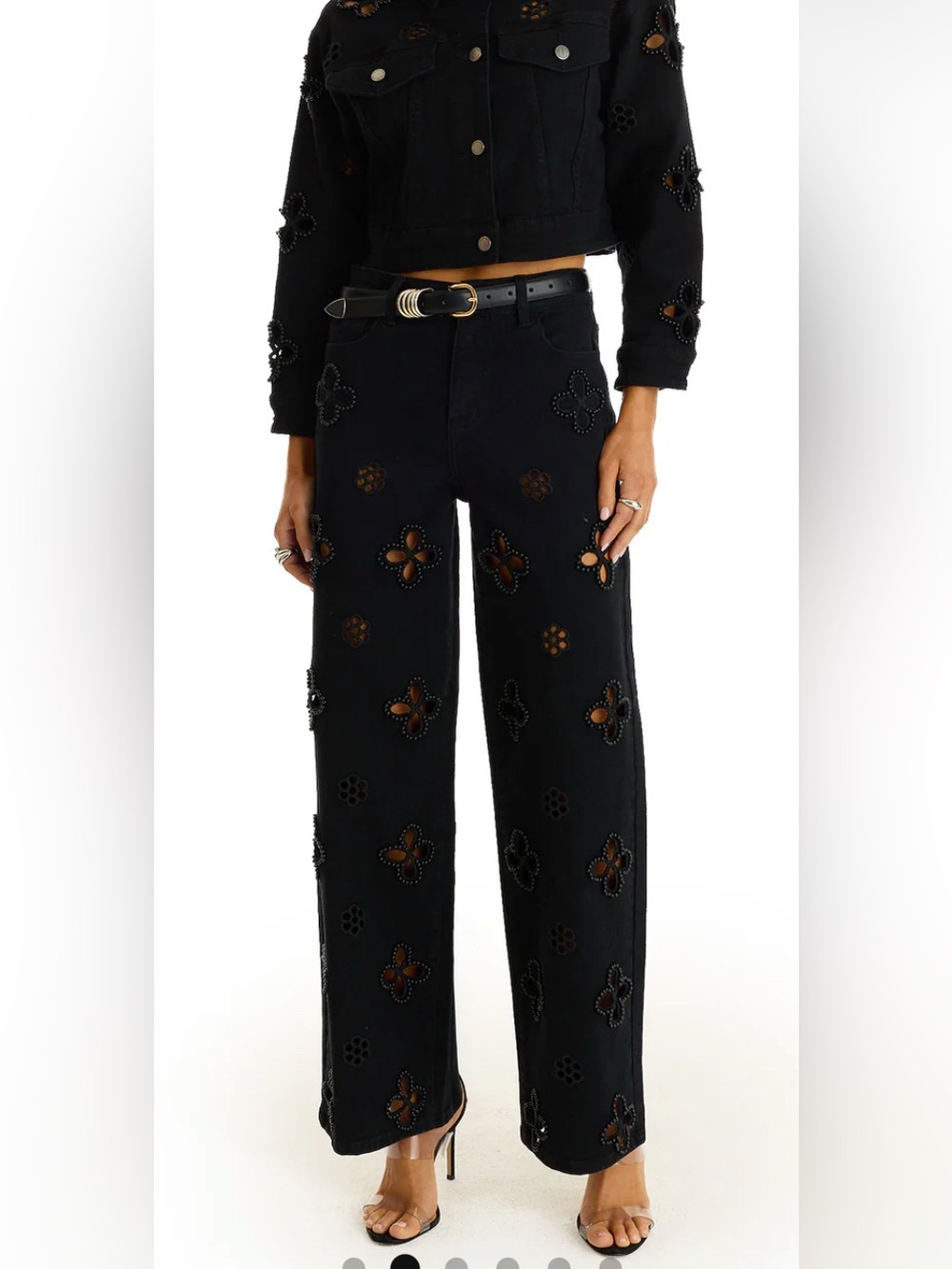 Noli KAIA PEARL HIGH RISE JEAN - BLACK  26